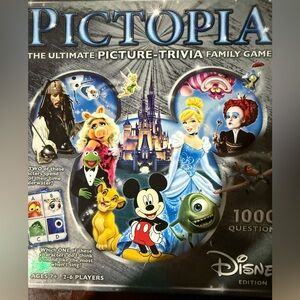 Disney Pictopia Picture-Trivia Family Game | 1000 Questions | Complete Set